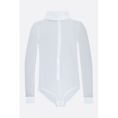 Long-sleeve body - White