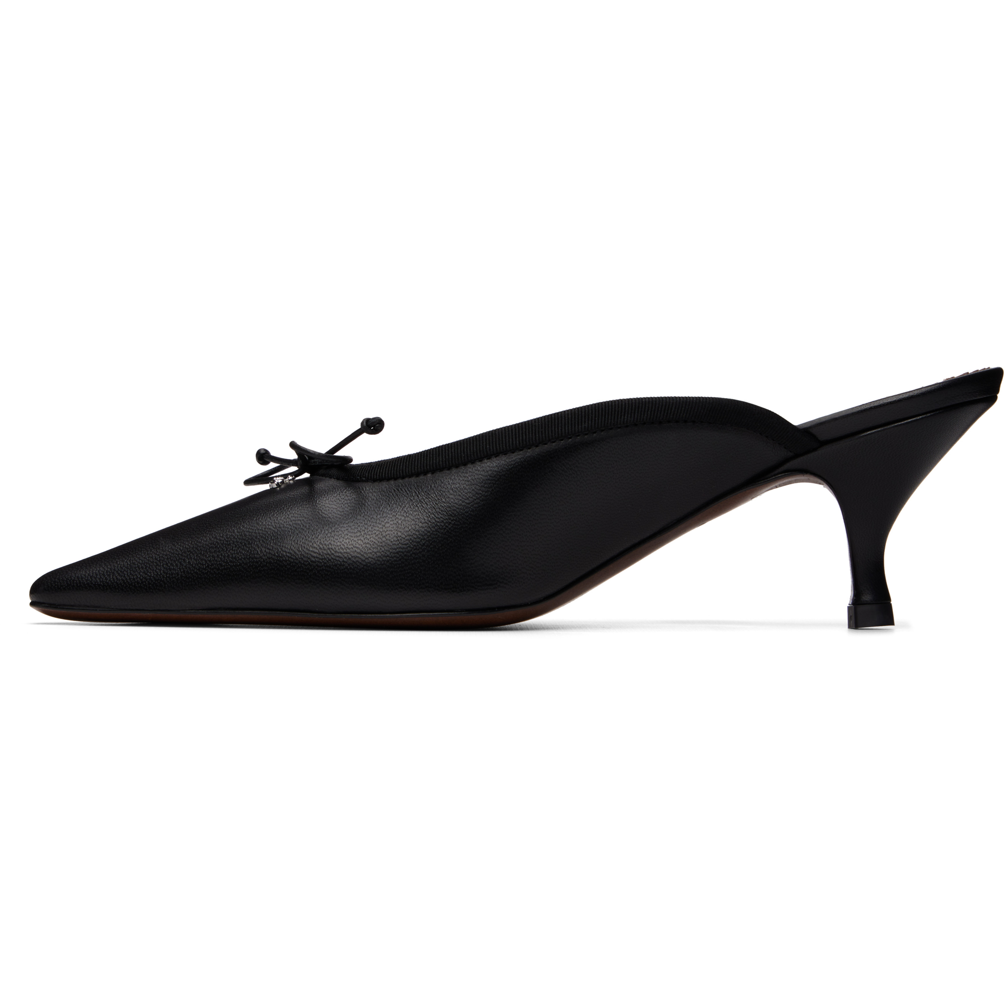 Black Margo Mule Heels