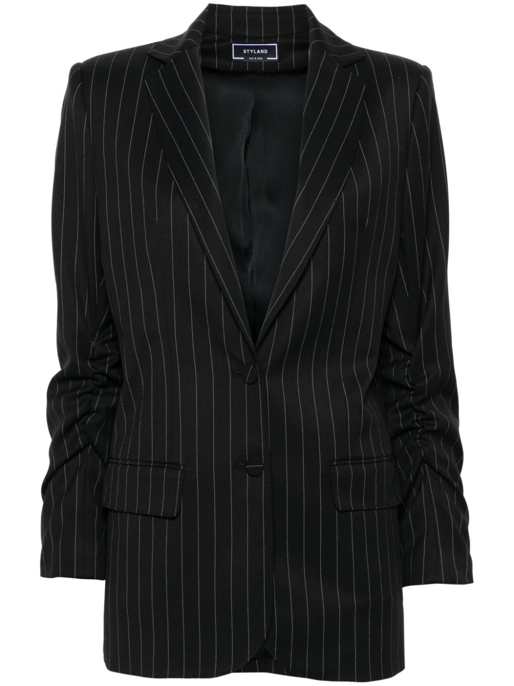 Pinstripe blazer - Black