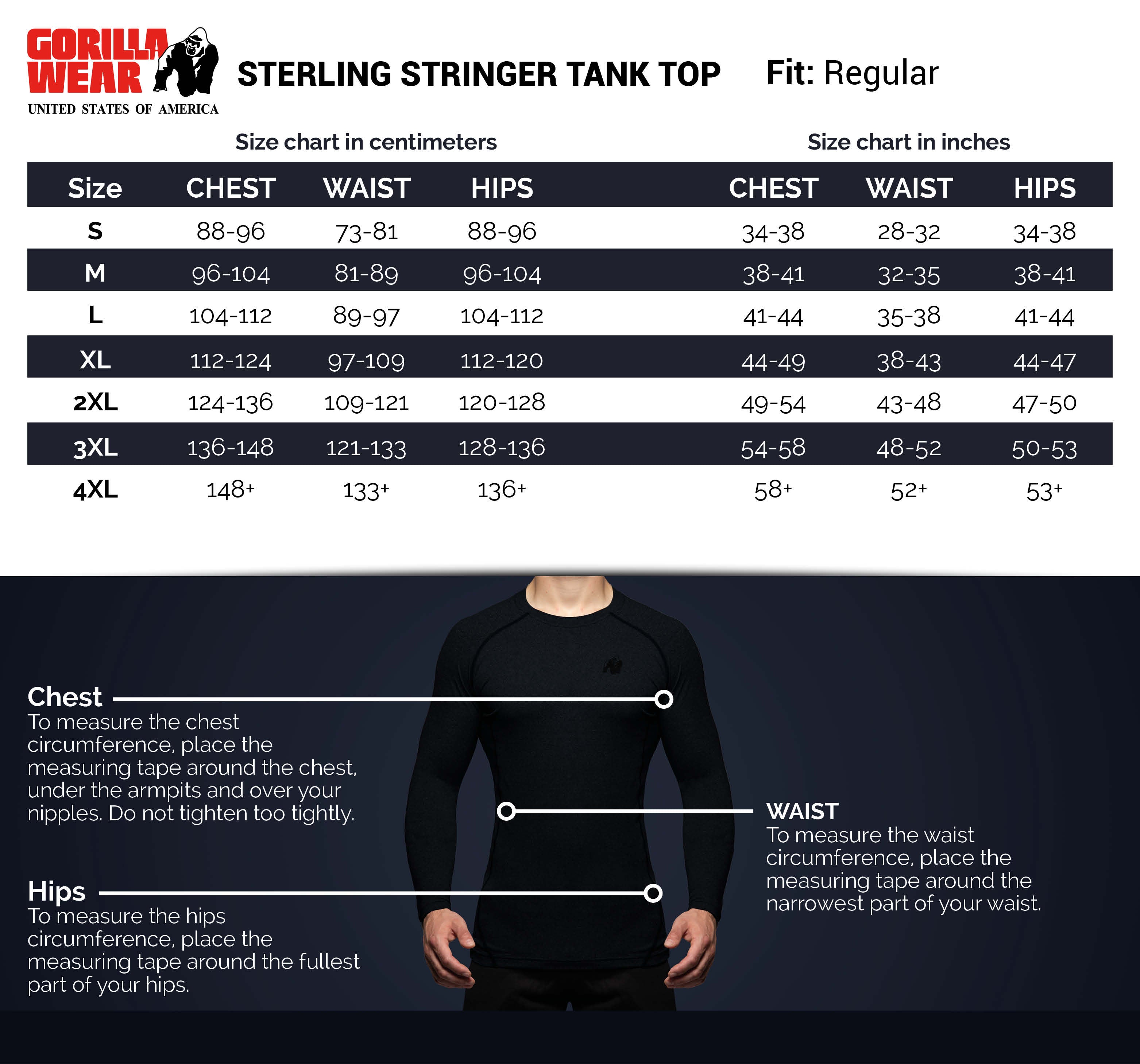 Sterling Stringer Tank Top - Black/Red