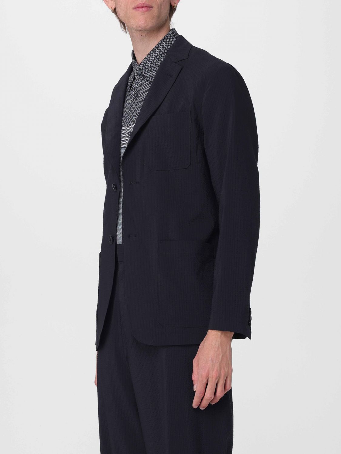 Blazer Men color Navy