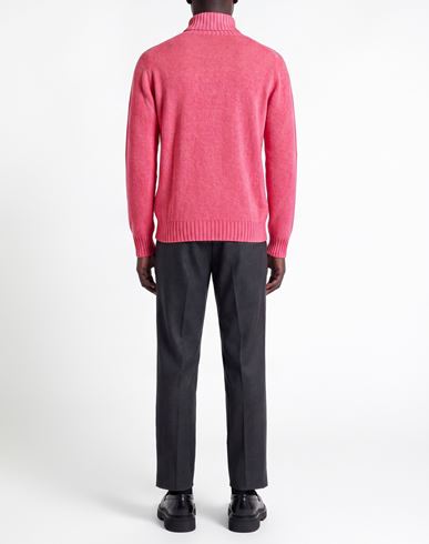 Man Turtleneck Antique rose Size 38 Merino Wool, Cashmere