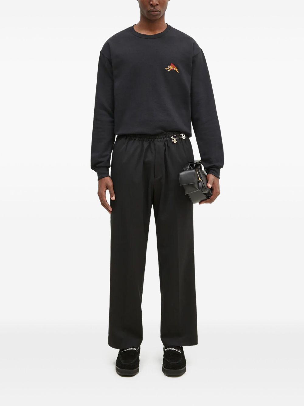 Safety-pin trousers - Black