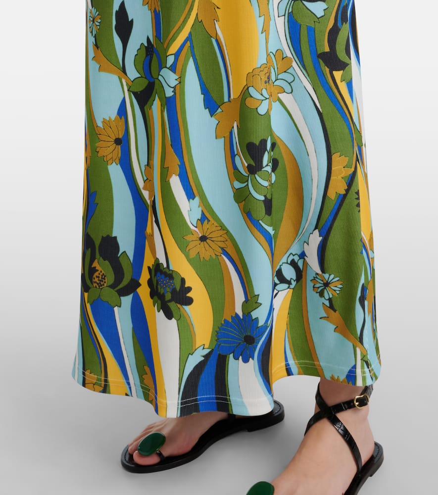 Acidic Floral maxi dress