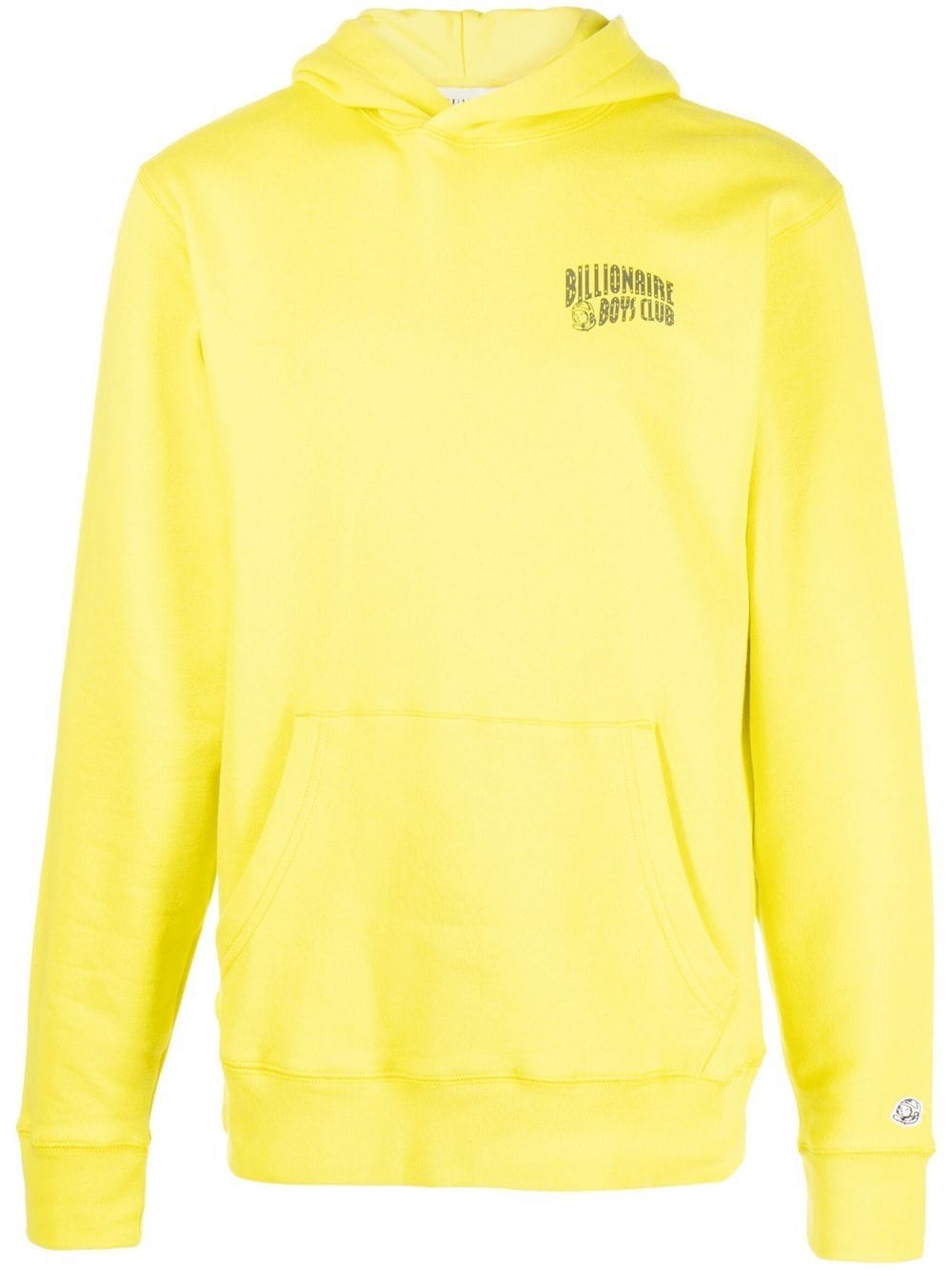 Logo-Print Hoodie — Yellow