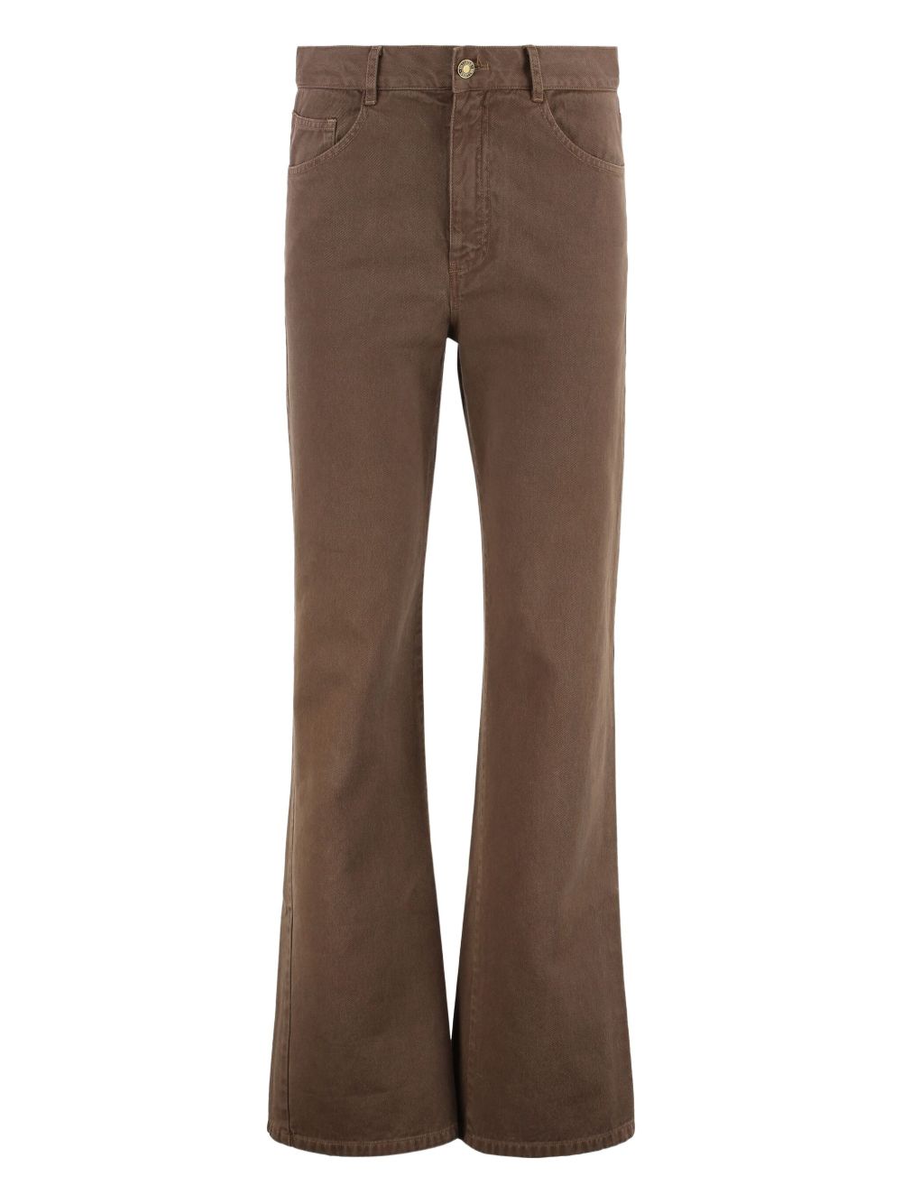 Flared-leg jeans - Brown