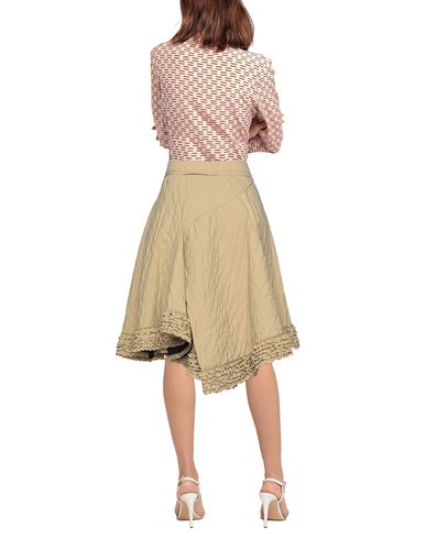 Woman Mini skirt Sand Size 4 Polyamide