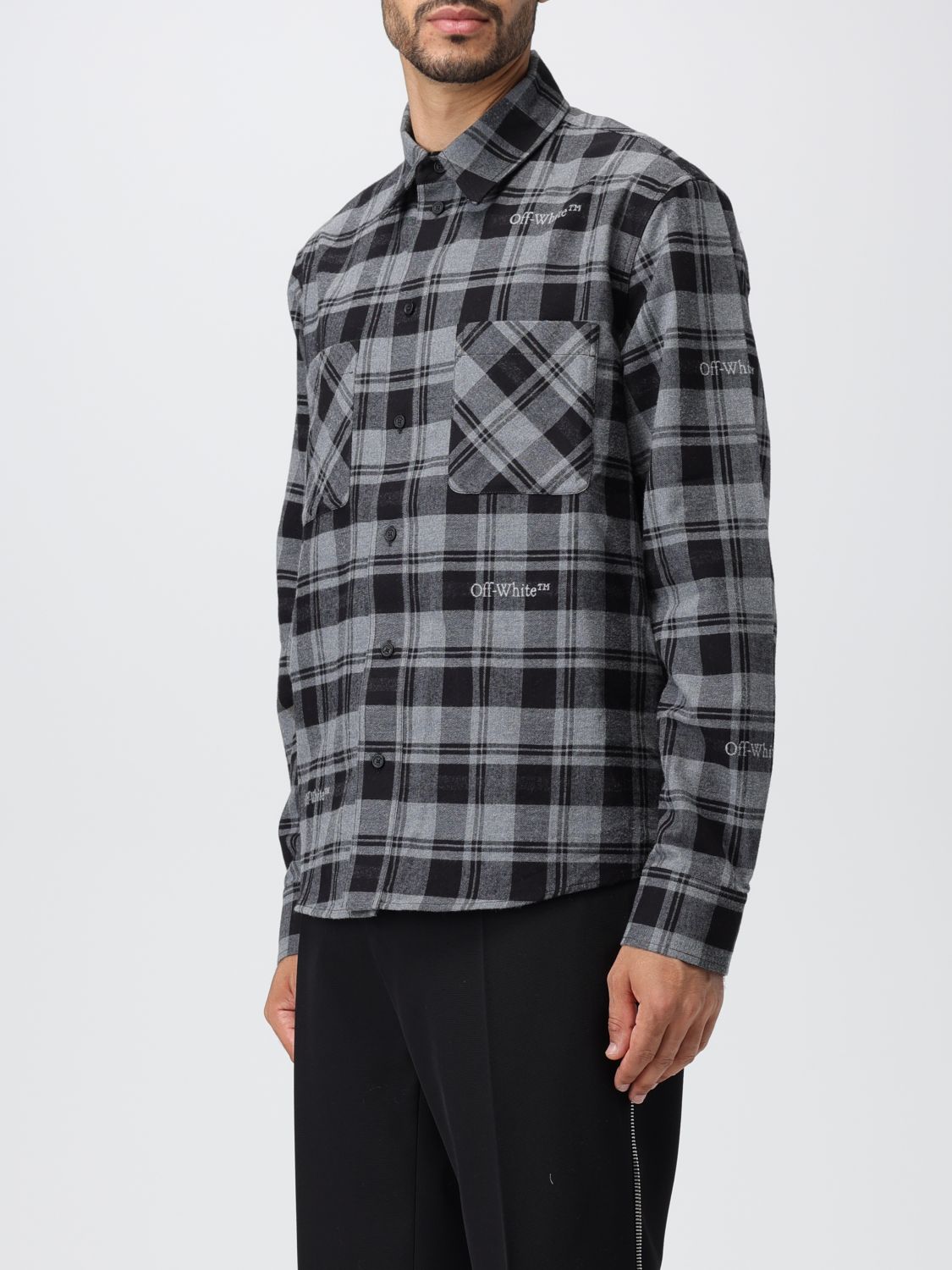 Shirt Men color Grey