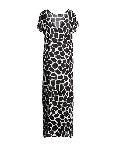 Woman Maxi dress Black Size 6 Viscose