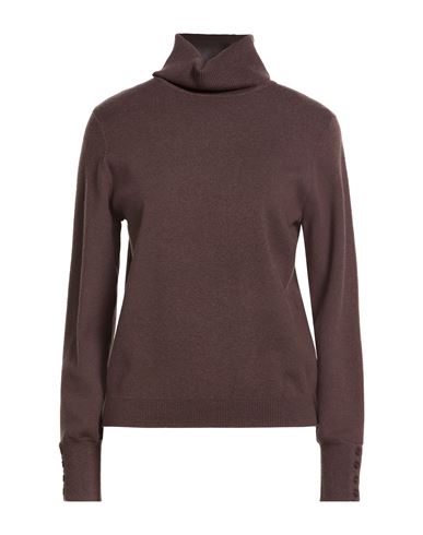 Woman Turtleneck Military green Size 8 Polyester, Acrylic, Viscose, Nylon