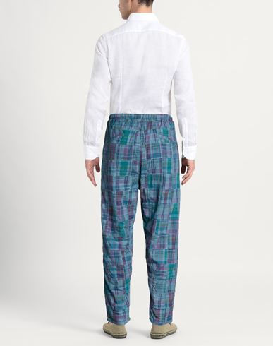 Man Pants Deep teal Size S Cotton