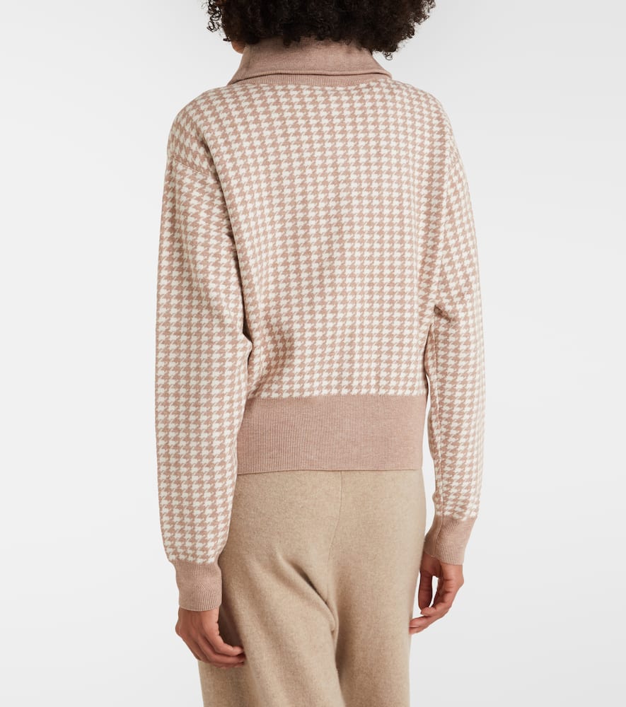 Ablett houndstooth jacquard jacket