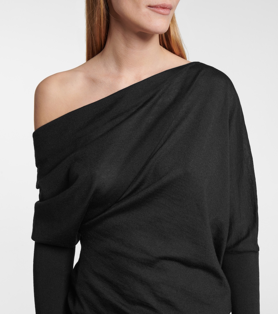 Cashmere and silk sweater