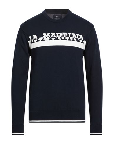 Man Sweater Navy Size L Cotton