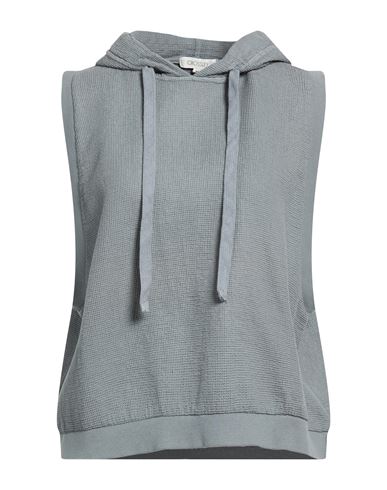 Woman Sweatshirt Grey Size M Cotton