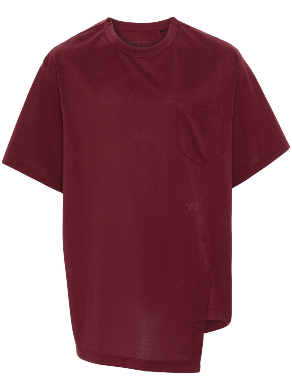 Logo-rubberised jersey T-shirt - Red