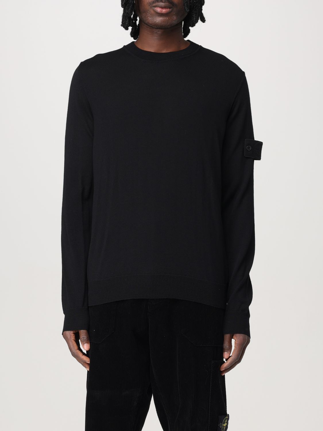Compass-badge sweater - Neutrals