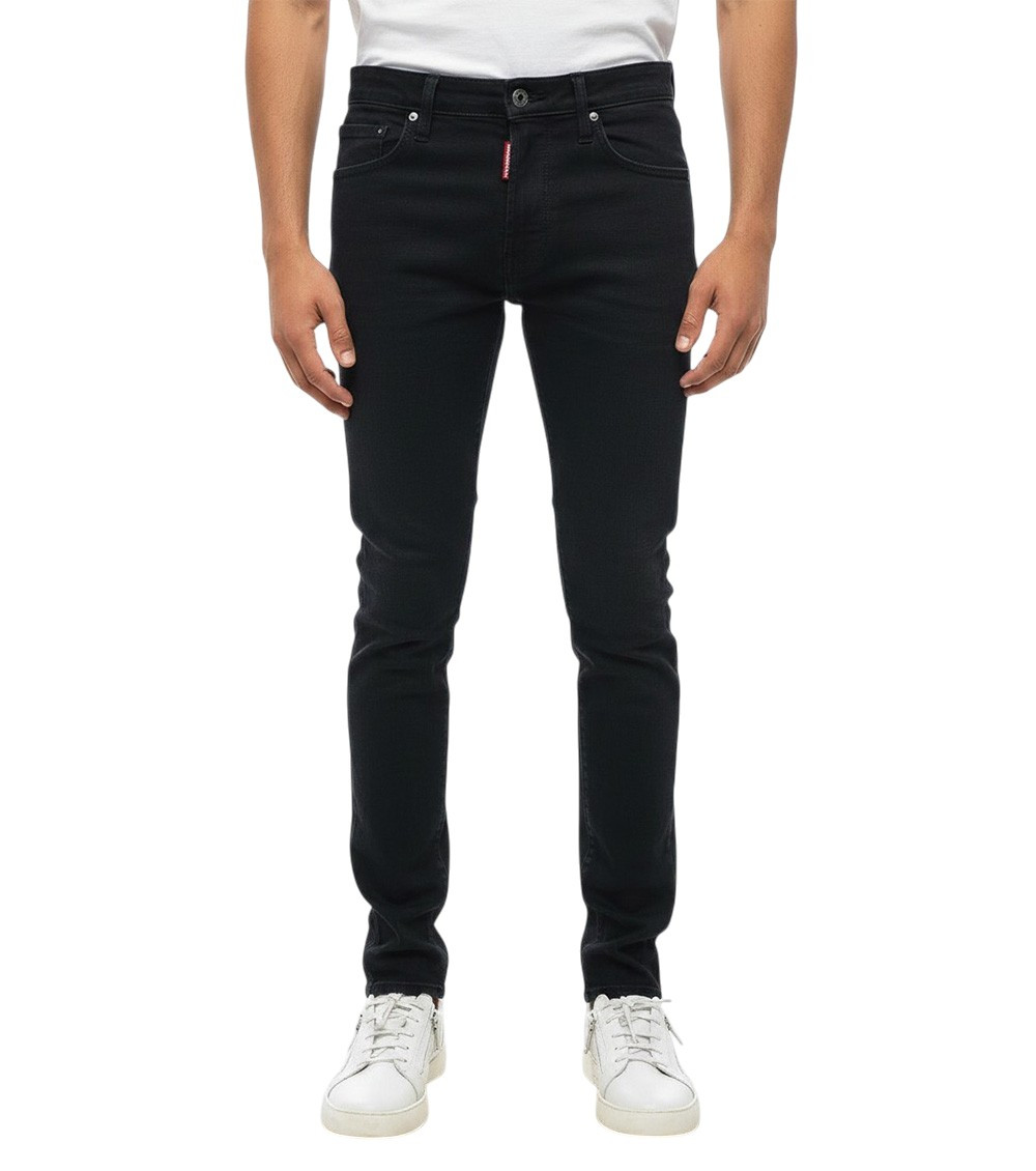 Black Mid Rise Jeans