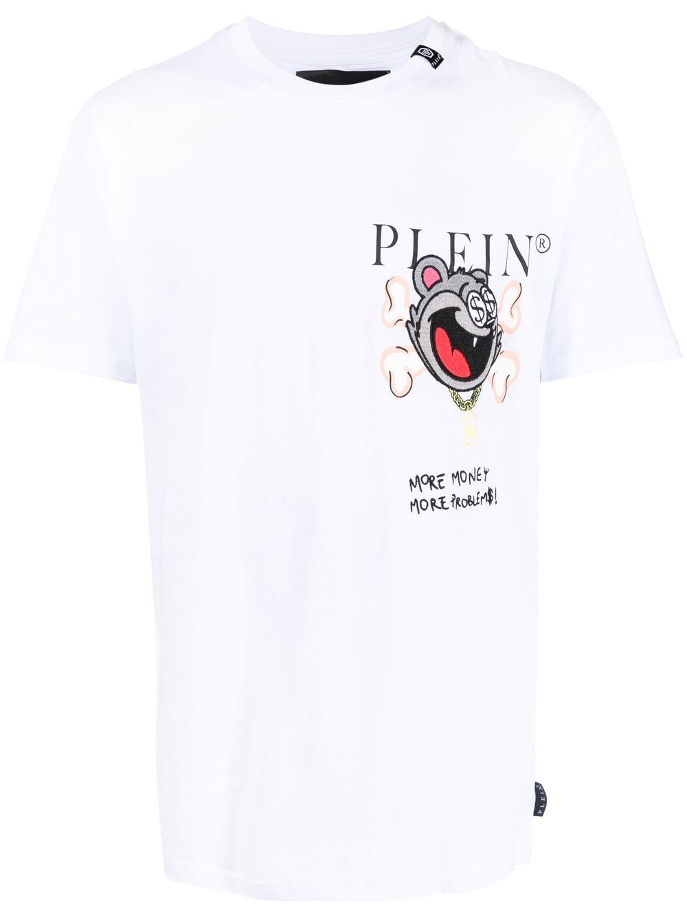 Graphic-print logo T-shirt - White