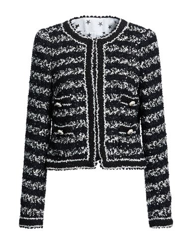 Woman Jacket Black Size 10 Polyester, Polyamide, Viscose