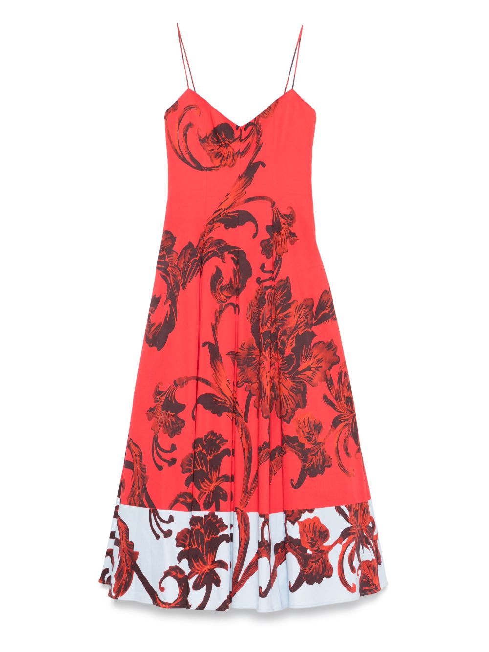 Alice + olivia Isabelle midi dress - Red