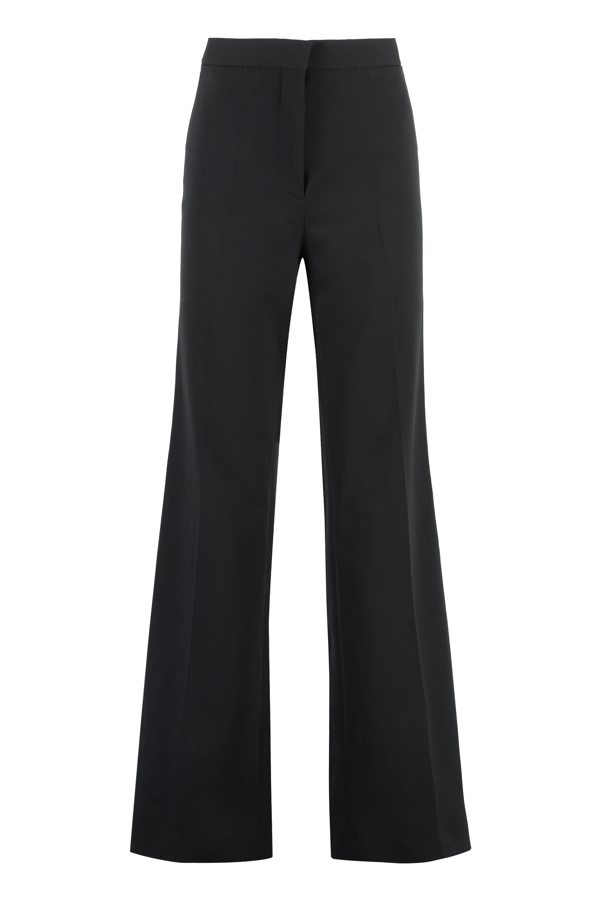 High Waist Flared Trousers