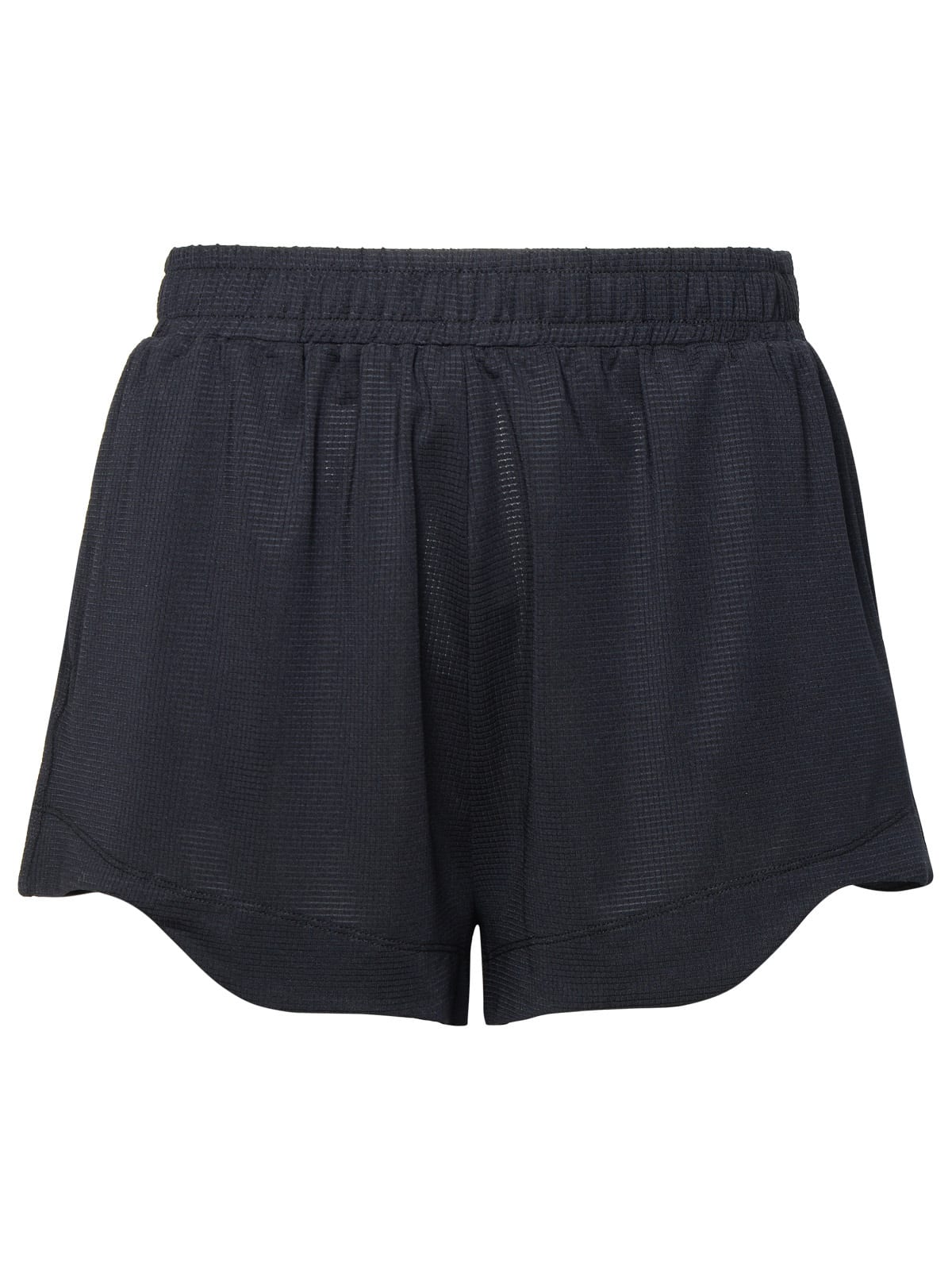 Recycled draped shorts - Black