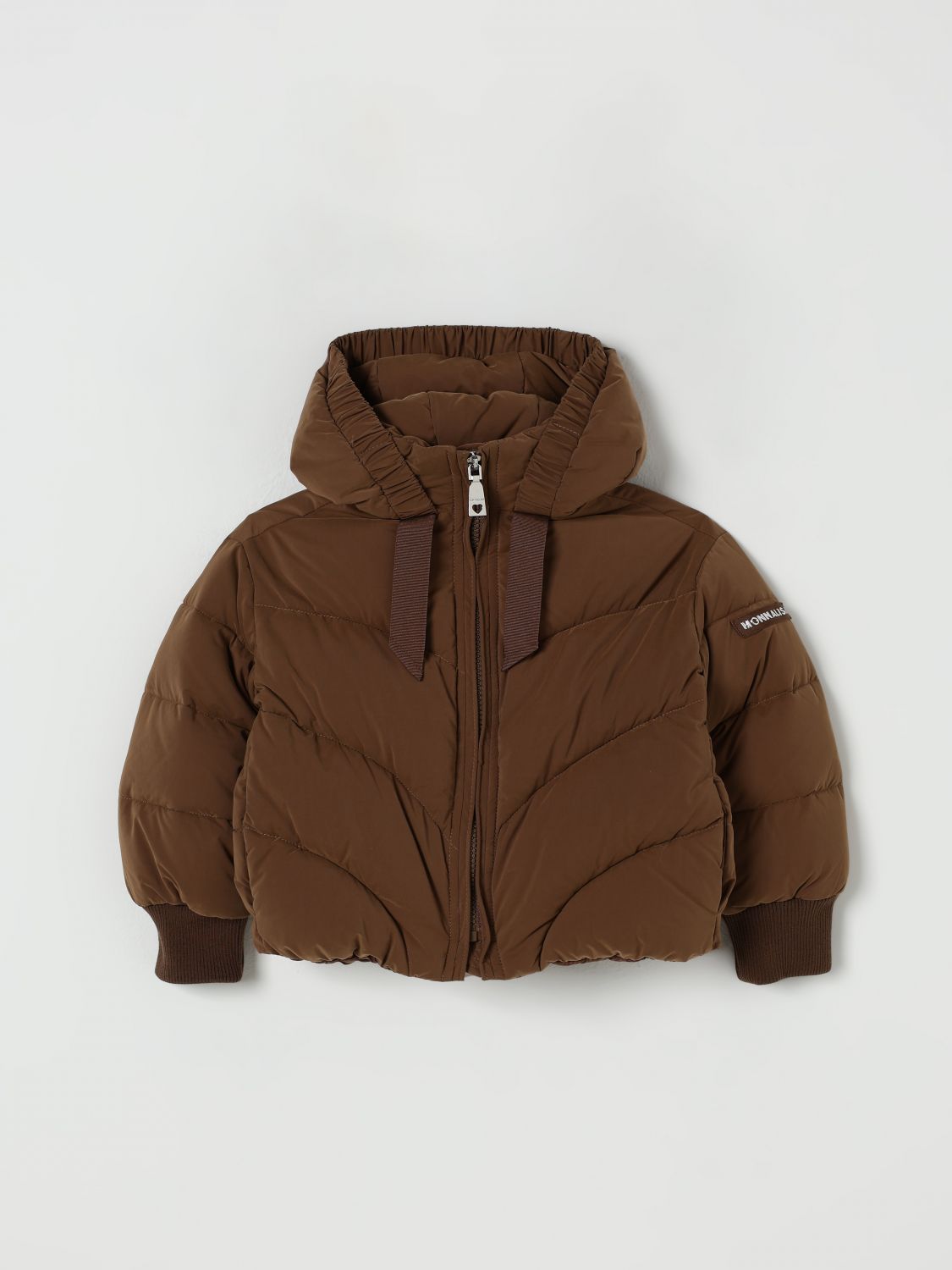 Hooded padded jacket - Neutrals