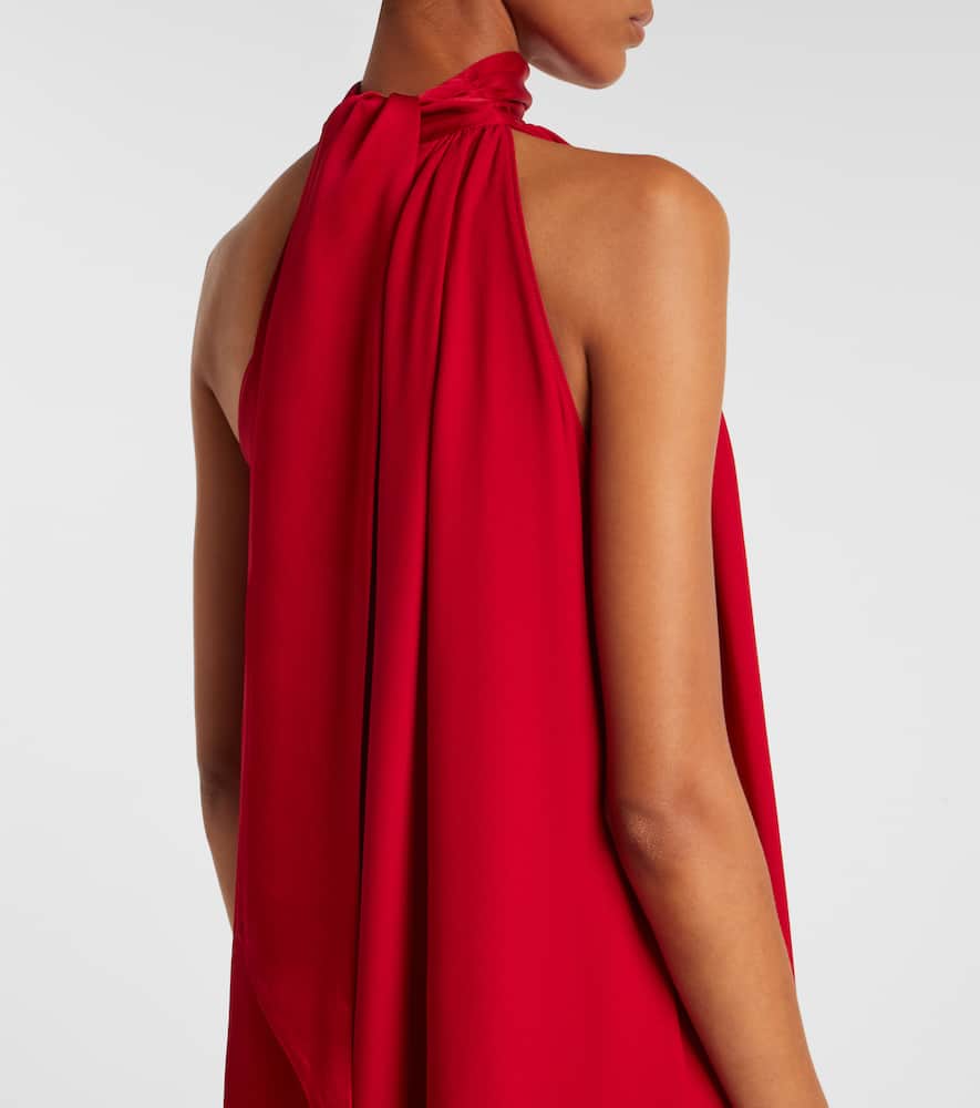 Astor scarf-detail maxi dress