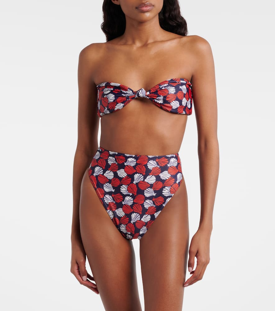 Printed bikini bottoms