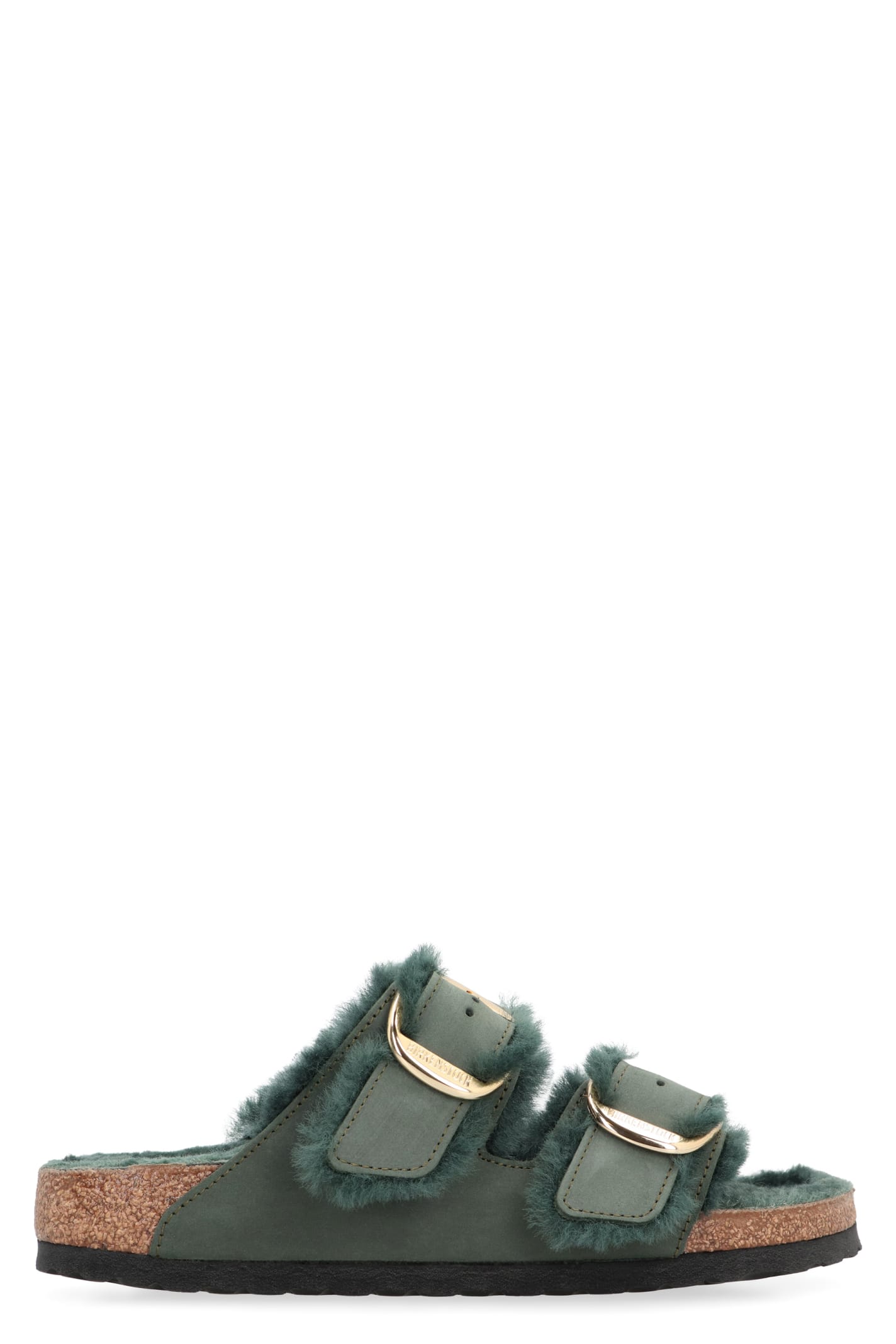 Arizona Big Buckle Leather Slides