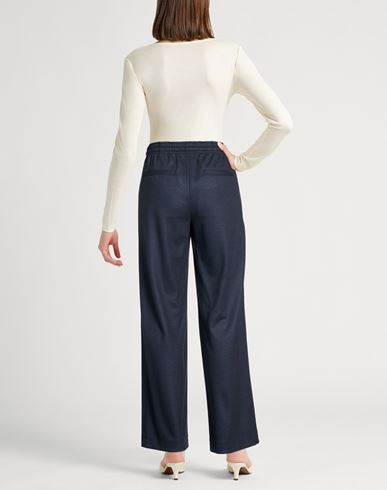 Woman Pants Midnight blue Size M Wool, Nylon
