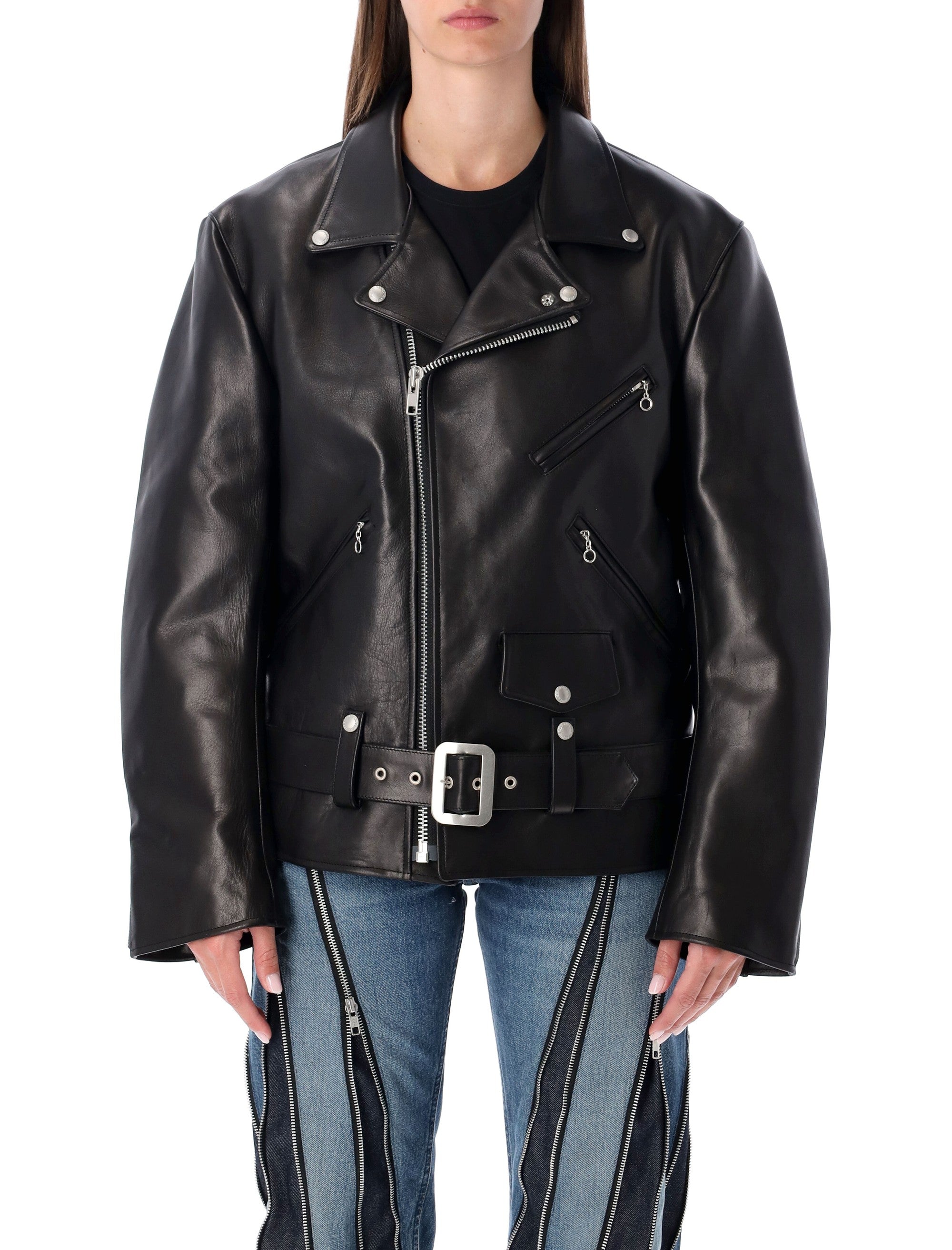 Zip Biker Jacket