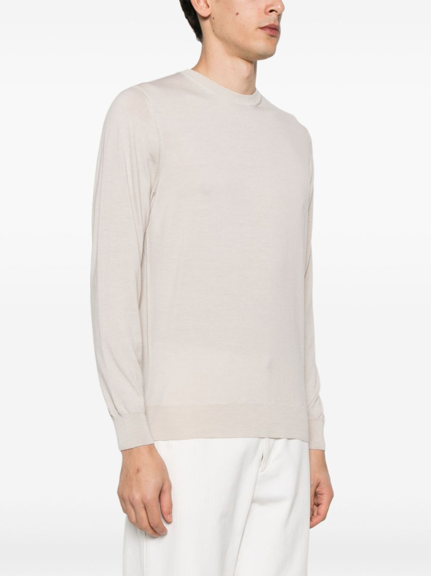 - Wool Sweater With Full Neck