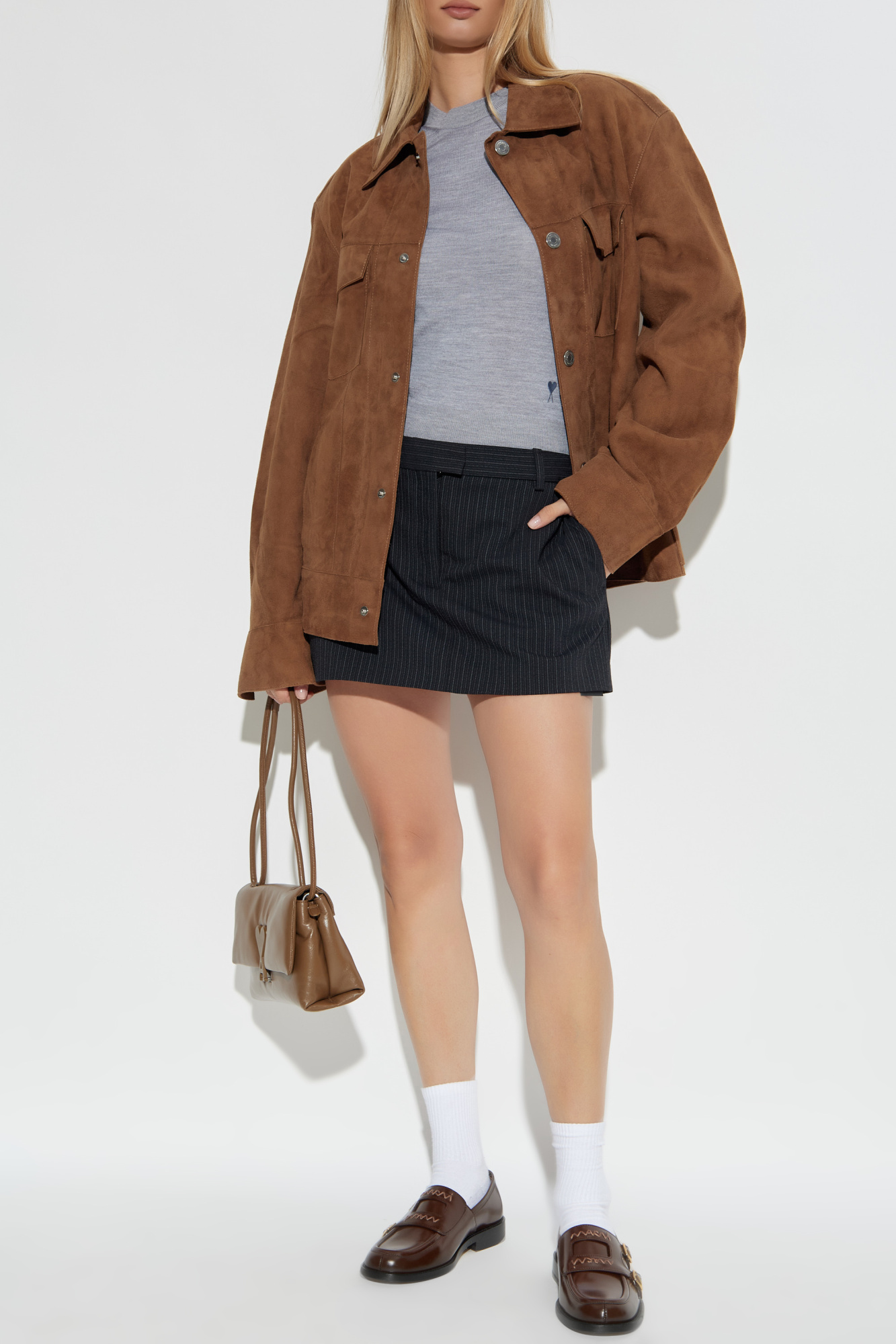 Suede Jacket, Women's, Brown