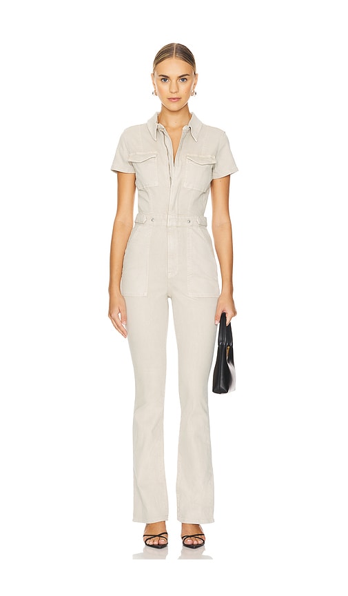 Good American JUMPSUIT FIT FOR SUCCESS in Beige. Größe XL. Also in 2X, 3X, 4X, 5X