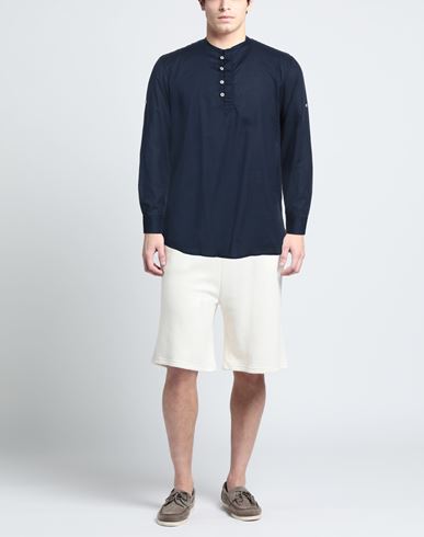 Man Shirt Navy Size S Cotton