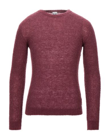 Man Sweater Burgundy Size M Wool, Polyamide