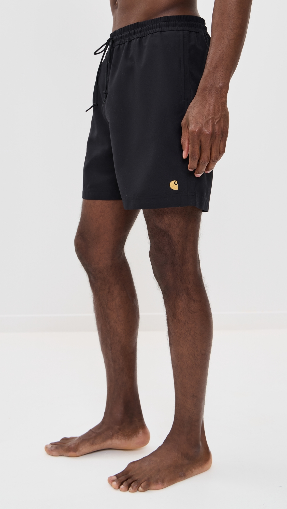 Carhartt WIP Chase Swim Trunks 5.5 Black / Gold