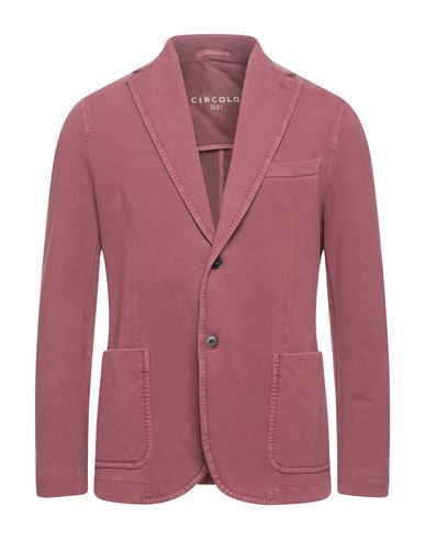 Man Blazer Antique rose Size 38 Cotton, Elastane