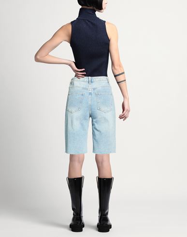 Odì Odì Woman Denim shorts Blue Size S Cotton, Polyester