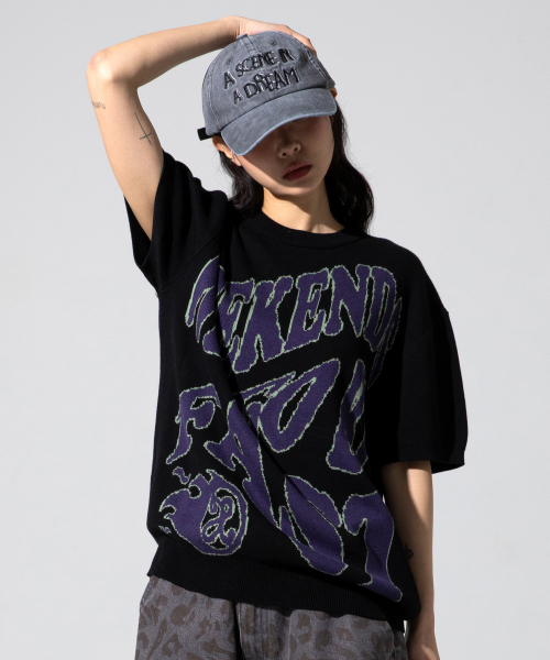 XTK148 Weekend Round Short Sleeve Knit