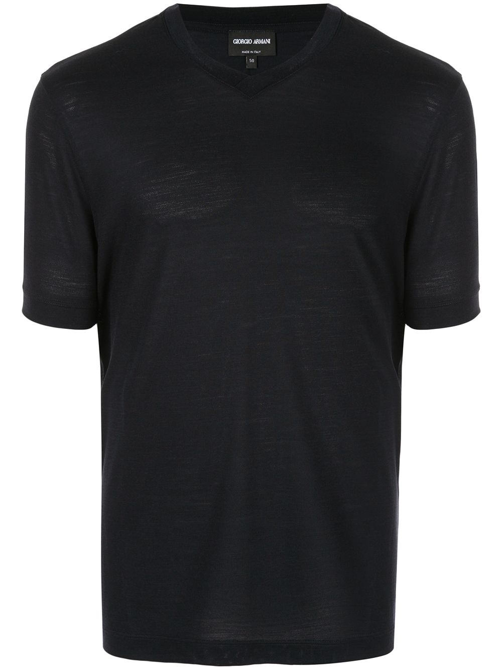 V-neck T-shirt - Black