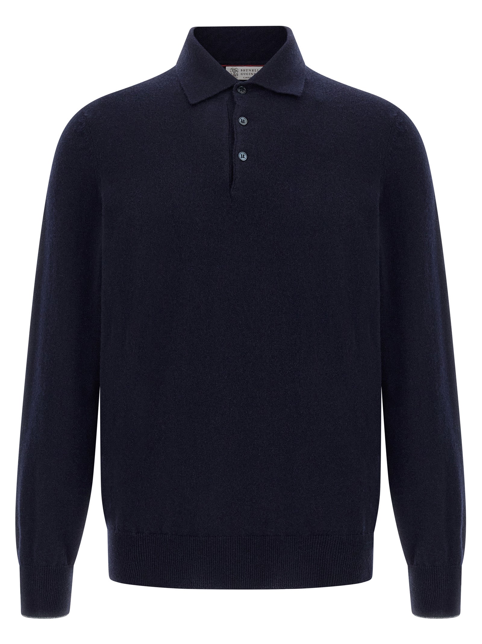 Cashmere Polo Shirt — Blue