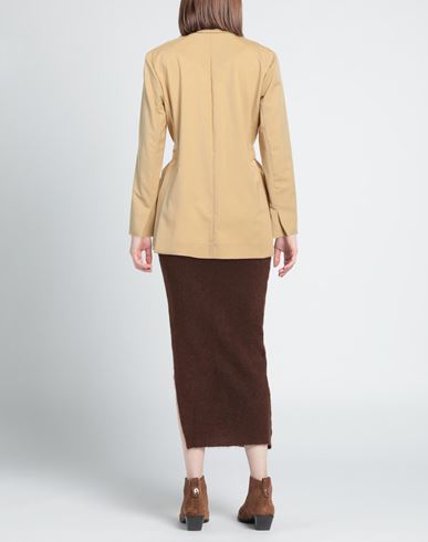 Momoní Woman Blazer Sand Size 6 Polyester, Wool, Viscose, Elastane