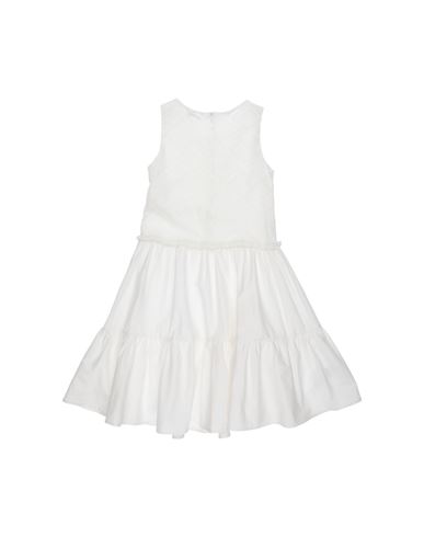 L:ú L:ú By Miss Grant Kid Girl Kids' dress Ivory Size 10 Cotton, Polyamide