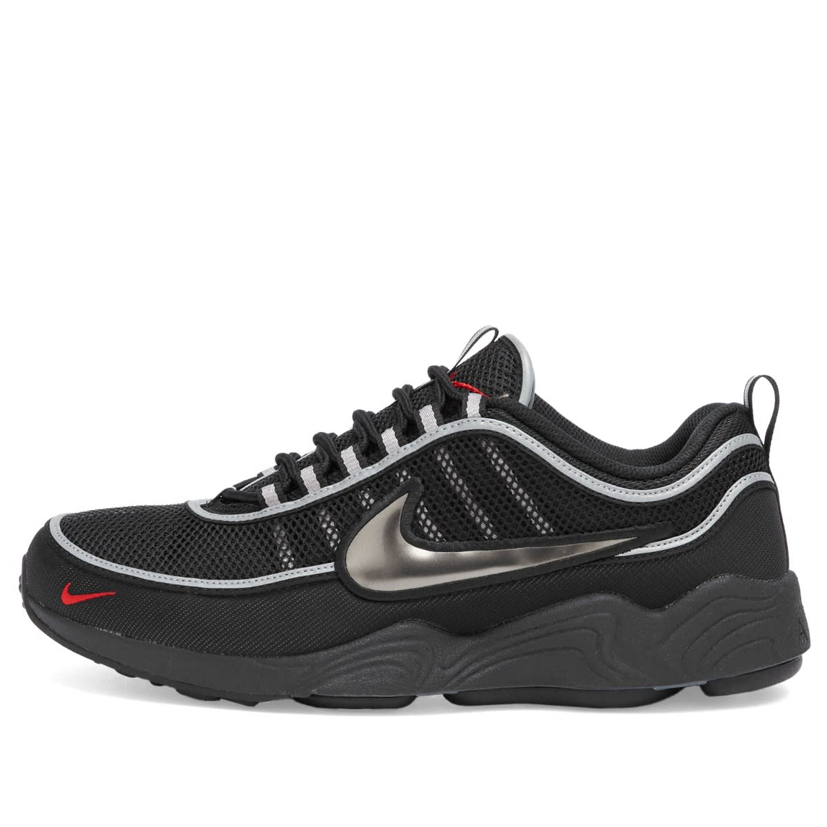 Air Zoom Spiridon SP Sneaker in Black/Silver/Red