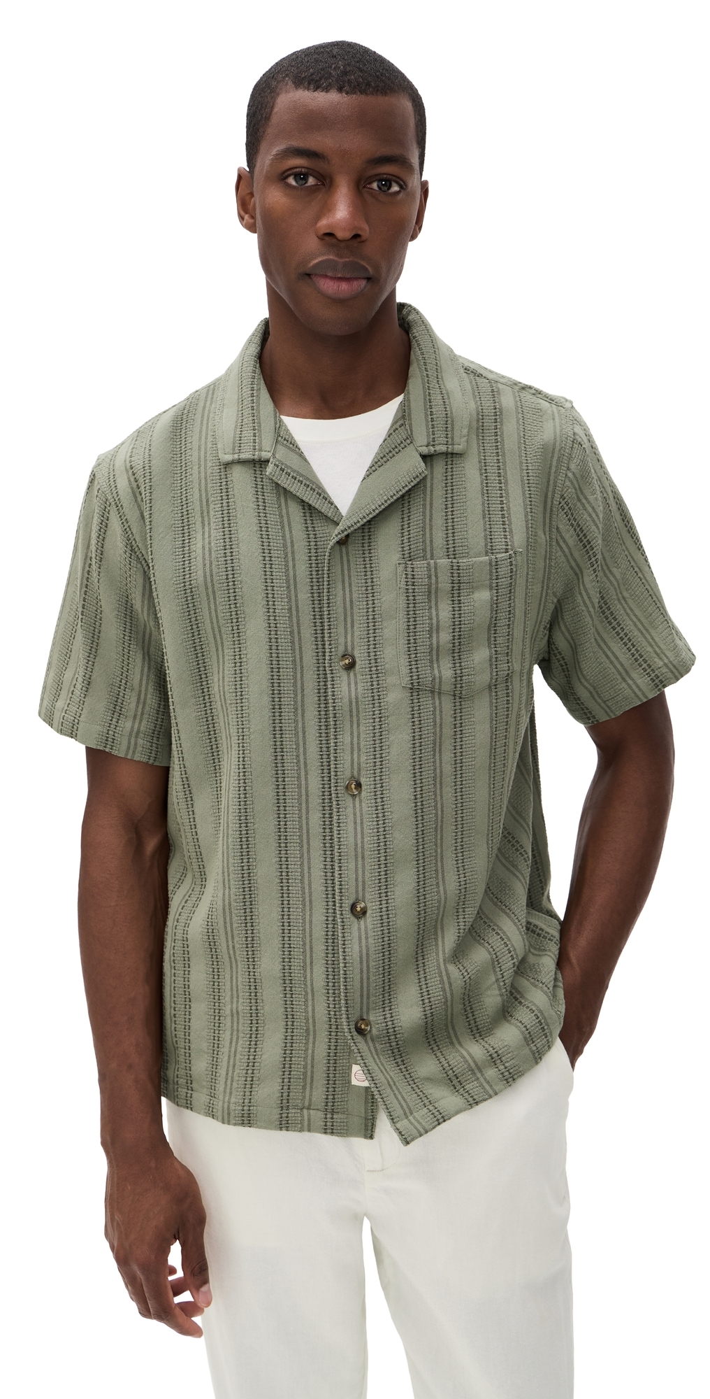 Dobby Resort Shirt Olive