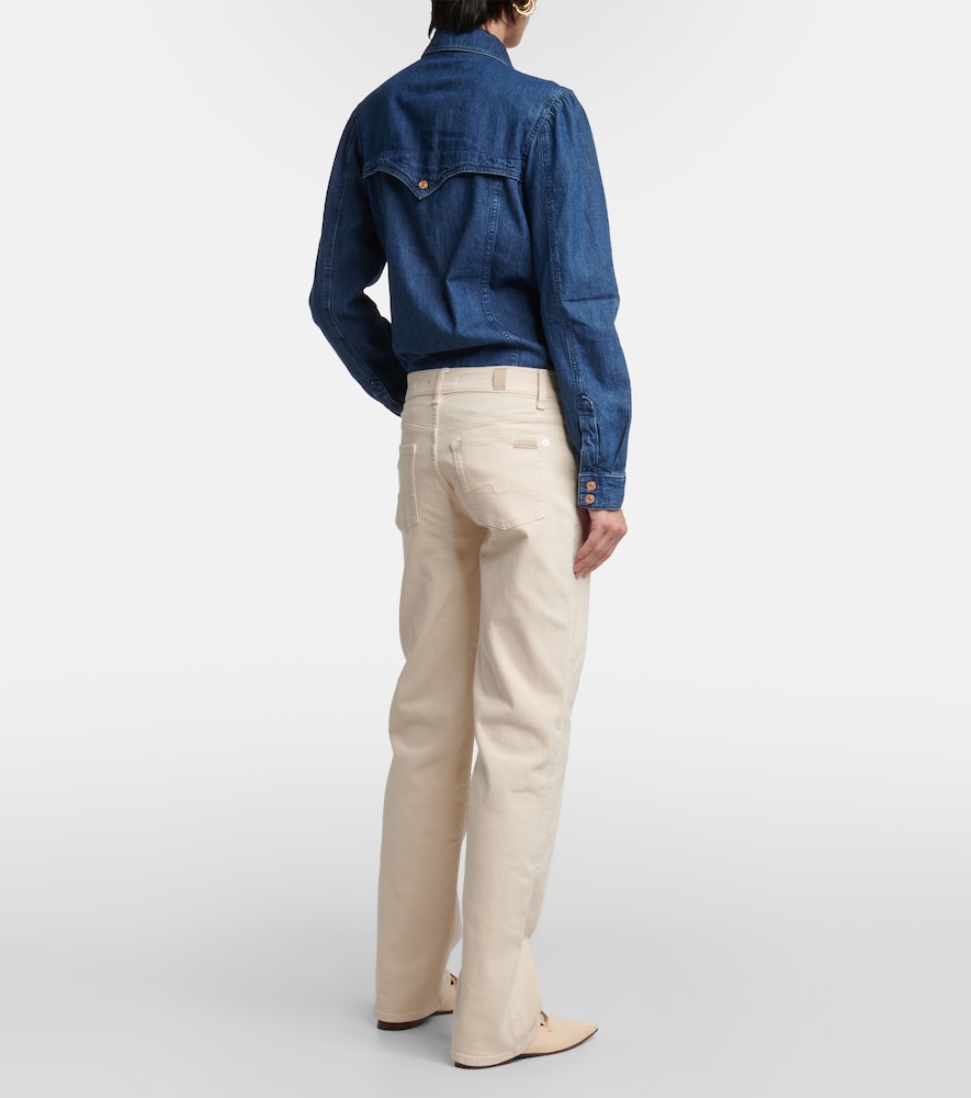 Ellie mid-rise straight jeans