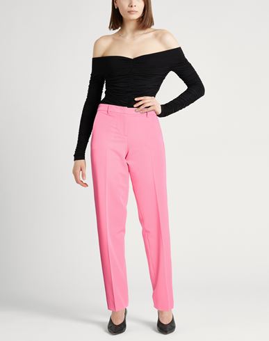 Woman Pants Pink Size 10 Polyester, Rayon, Elastane